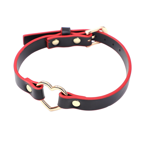 Smart Moves - Collar Love, negro/rojo - Erotiekvoordeel.nl