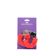 Smart Moves - Metal Handcuffs with Faux Fur - Red-Erotiekvoordeel.nl