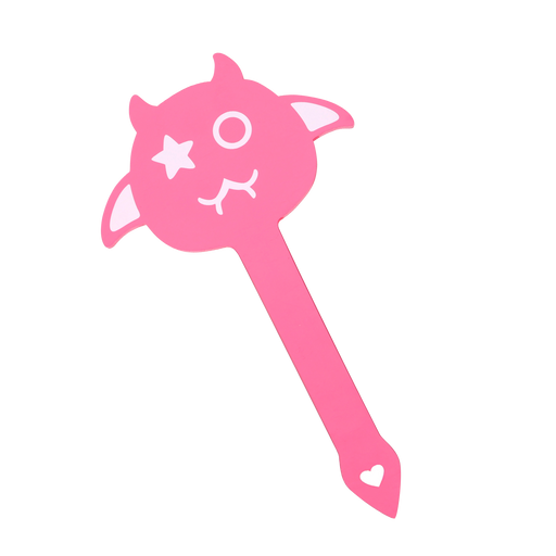 Smart Moves - Naughty Devil Paddle - Pink/White-Erotiekvoordeel.nl