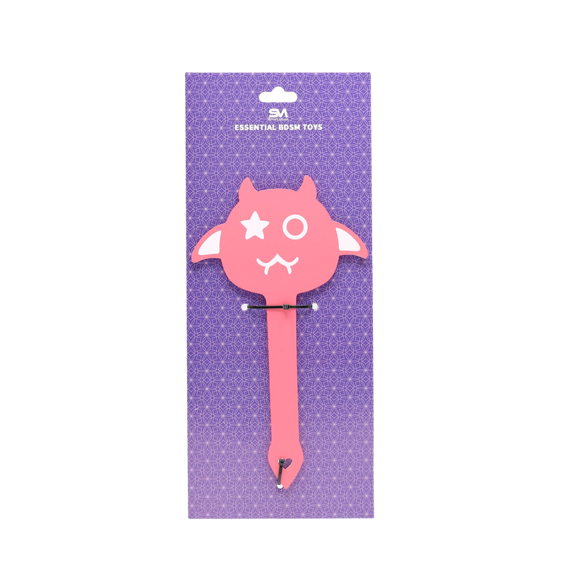 Smart Moves - Naughty Devil Paddle - Rosa/Weiß - Erotiekvoordeel.nl