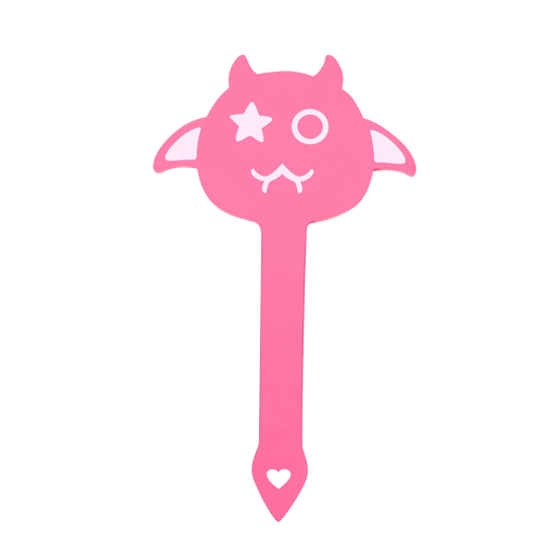 Smart Moves - Naughty Devil Paddle - Pink/ White-Erotiekvoordeel.nl