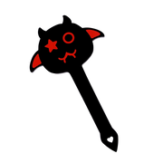 Smart Moves - Naughty Devil Paddle - Black/Red-Erotiekvoordeel.nl