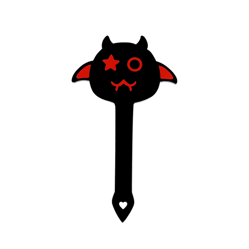 Smart Moves - Naughty Devil Paddle - Black/Red-Erotiekvoordeel.nl