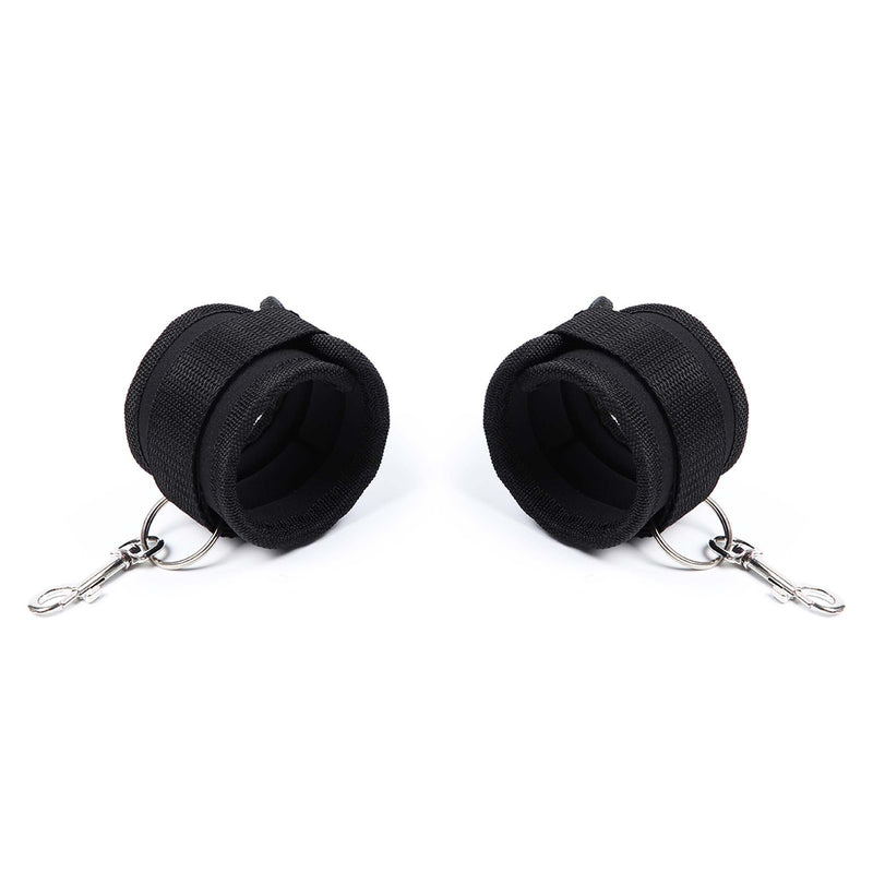 Smart Moves - Neopreen Polsboeien met Klittenband - Zwart-Erotiekvoordeel.nl