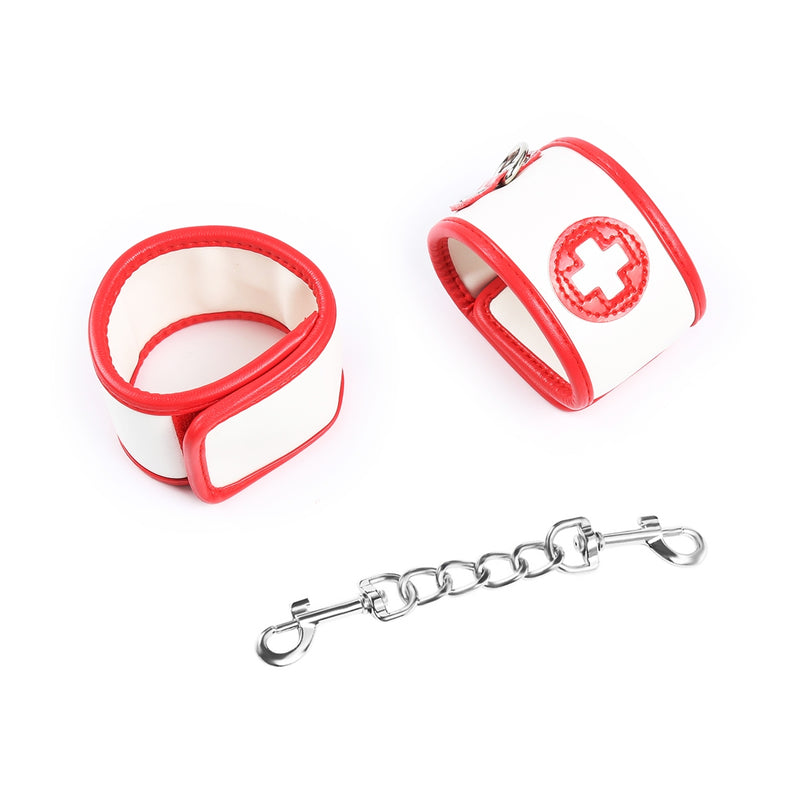 Smart Moves - Manette per caviglie Nursing - Rosso/Bianco - Medical Play-Erotiekvoordeel.nl