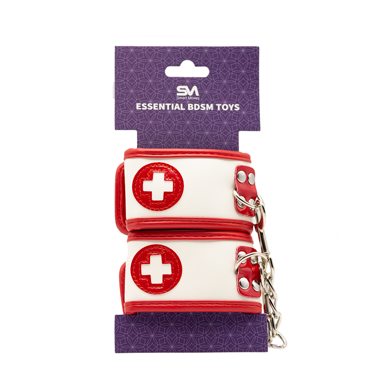 Smart Moves - Manette per caviglie Nursing - Rosso/Bianco - Medical Play-Erotiekvoordeel.nl