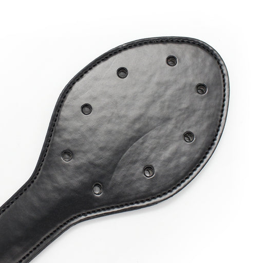 Smart Moves - Oval Paddle with Studs - 30 cm - Black-Erotiekvoordeel.nl