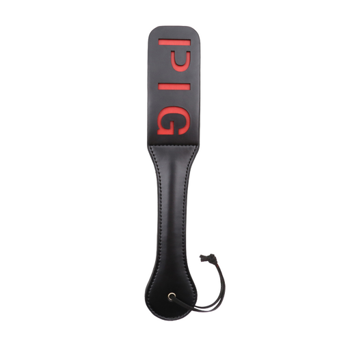 Smart Moves - PIG Double-Layered Paddle - 32 cm - Black/Red-Erotiekvoordeel.nl