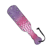 Smart Moves - Paddle - Imprimé crocodile - Rose/Violet-Erotiekvoordeel.nl