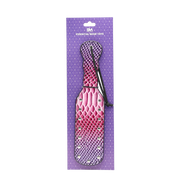 Smart Moves - Paddle - Imprimé crocodile - Rose/Violet-Erotiekvoordeel.nl