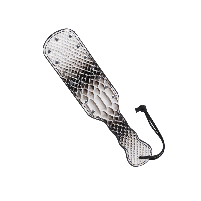Smart Moves - Paddle - Crocodile Print - Black/White-Erotiekvoordeel.nl