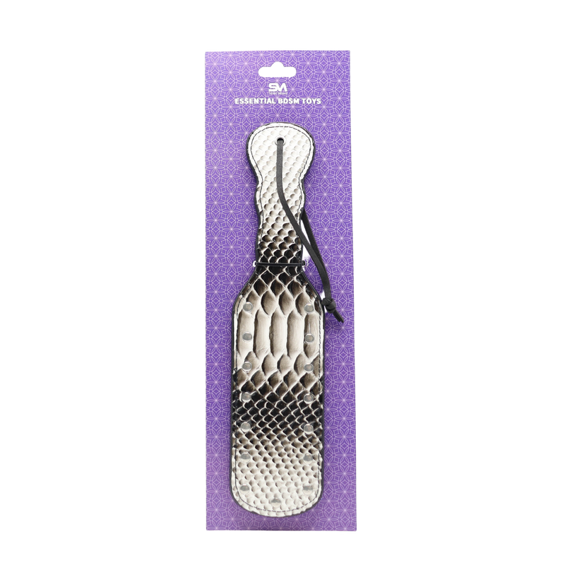 Smart Moves - Paddle - Crocodile Print - Black/White-Erotiekvoordeel.nl