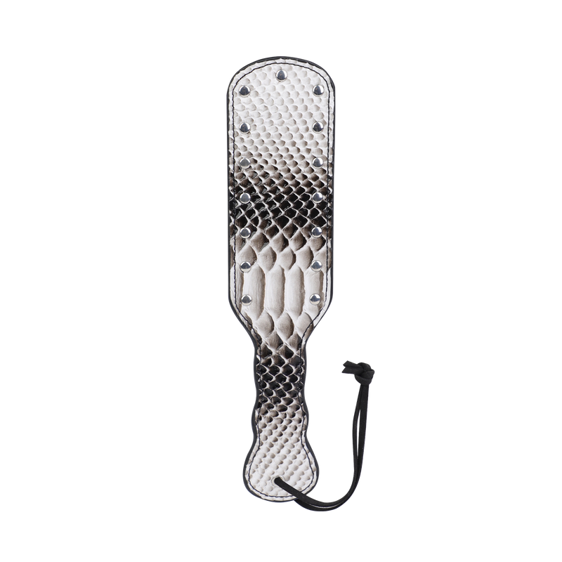 Smart Moves - Paddle - Crocodile Print - Black/White-Erotiekvoordeel.nl