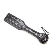 Smart Moves - Paddle in pelle verniciata - 32 cm - Nero-Erotiekvoordeel.nl