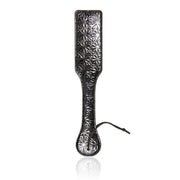Smart Moves - Paddle in pelle verniciata - 32 cm - Nero-Erotiekvoordeel.nl