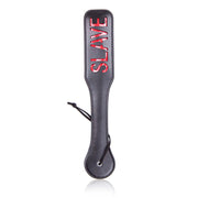 Smart Moves - Paddle SLAVE - 32 cm - PVC - Nero/Rosso-Erotiekvoordeel.nl