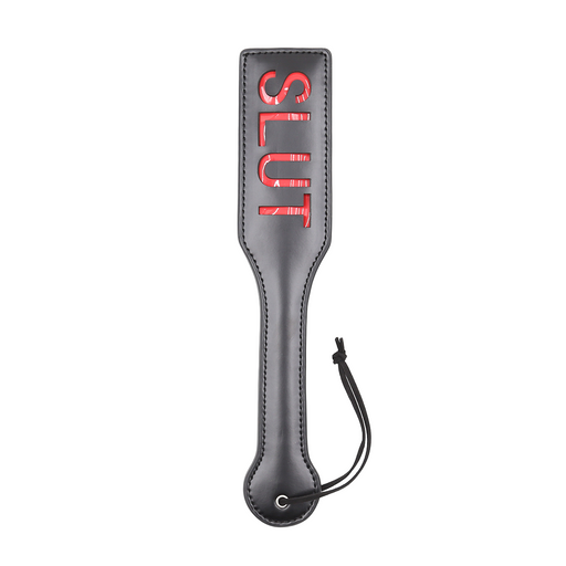 Smart Moves - Paddle SLUT - 32 cm - Black/Red-Erotiekvoordeel.nl