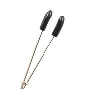 Smart Moves - Tweezer Nipple Clamps on Chain - Adjustable - Silver-Erotiekvoordeel.nl