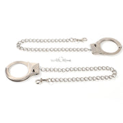 Smart Moves - Menottes de police avec longue chaîne - Argent - Erotiekvoordeel.nl