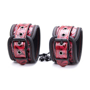 Smart Moves - Esposas - Rojo metalizado/Negro-Erotiekvoordeel.nl