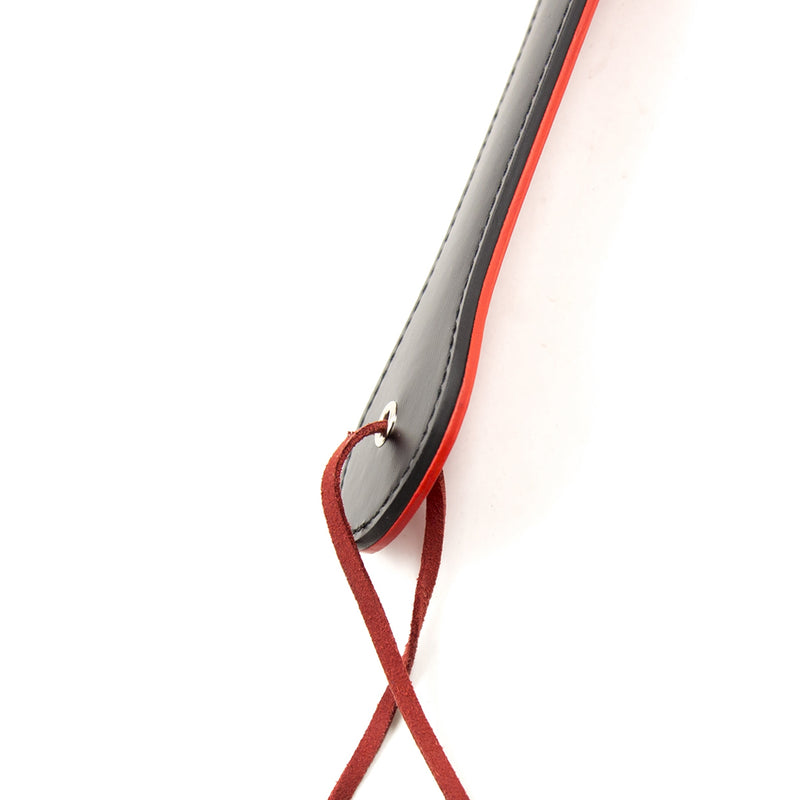 Smart Moves - Paddle droit - 33 cm - Noir/Rouge - Erotiekvoordeel.nl