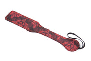 Smart Moves - Paddle droit - Brocart - Rouge/Noir-Erotiekvoordeel.nl