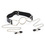 Smart Moves - Ring Gag with Nipple Clamps - Erotiekvoordeel.nl