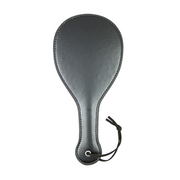 Smart Moves - Paddle ronde - 27 cm - Cuir PU - Noir-Erotiekvoordeel.nl