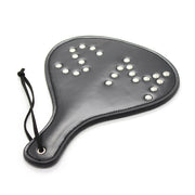Smart Moves - Paddle rotonda con borchie decorative - Pelle PU - Nero-Erotiekvoordeel.nl