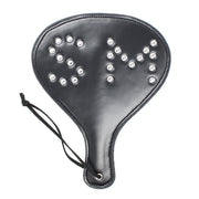 Smart Moves - Paddle rotonda con borchie decorative - Pelle PU - Nero-Erotiekvoordeel.nl