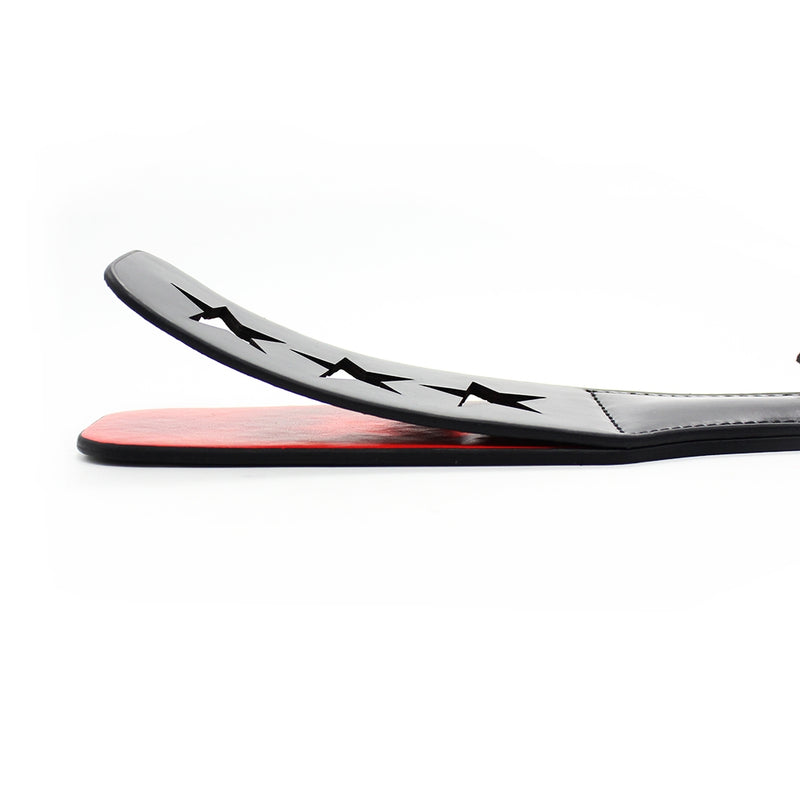 Smart Moves - STAR Dwuwarstwowa łopatka - 32 Cm - Czarno-czerwona - Erotiekvoordeel.nl