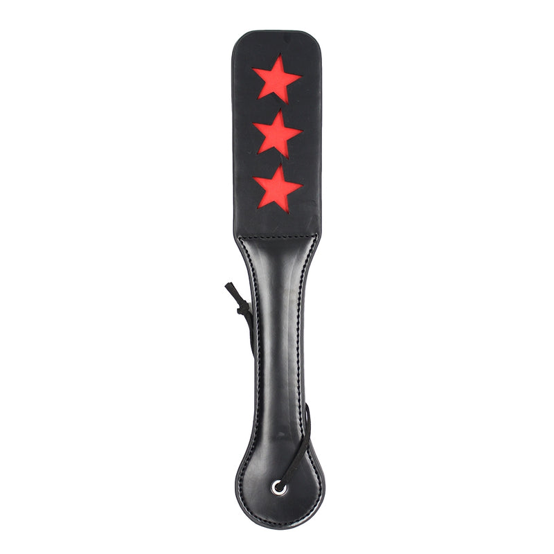 Smart Moves - STAR Dwuwarstwowa łopatka - 32 Cm - Czarno-czerwona - Erotiekvoordeel.nl