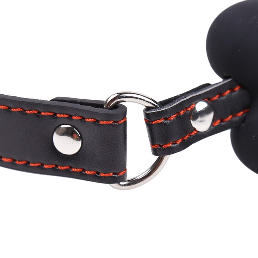 Smart Moves - Silicone Dog Bone Gag - Black-Erotiekvoordeel.nl