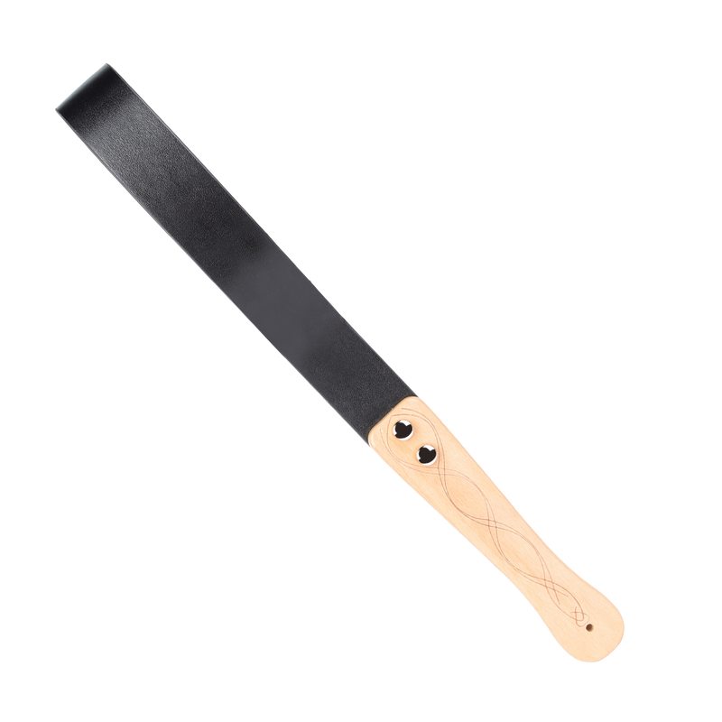 Smart Moves - Slapper met Houten Handvat -36 cm - Zwart-Erotiekvoordeel.nl