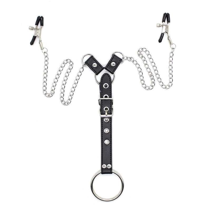 Smart Moves - Nipple Clamps with Cock Ring - Erotiekvoordeel.nl