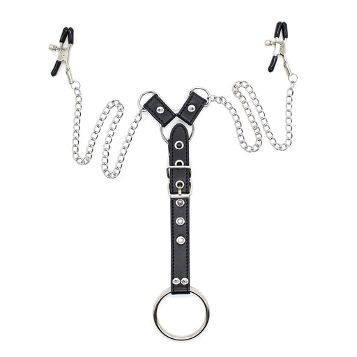 Smart Moves - Nipple Clamps with Cock Ring - Erotiekvoordeel.nl