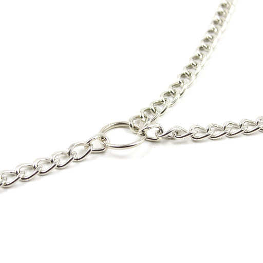 Smart Moves - Nipple Clamps and Labia Clamps on a Chain - Adjustable - Silver-Erotiekvoordeel.nl