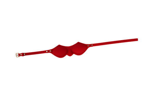 Smart Moves - Contoured Silicone Eye Mask - Red-Erotiekvoordeel.nl