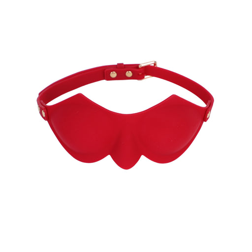 Smart Moves - Contoured Silicone Eye Mask - Red-Erotiekvoordeel.nl
