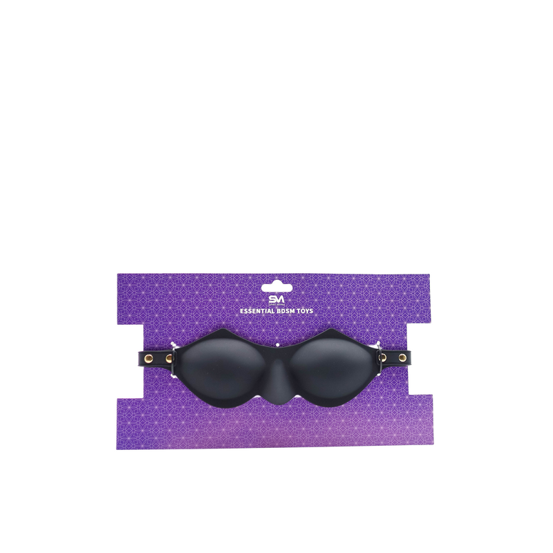 Smart Moves - Maschera per gli occhi sagomata in silicone - Nera - Erotiekvoordeel.nl