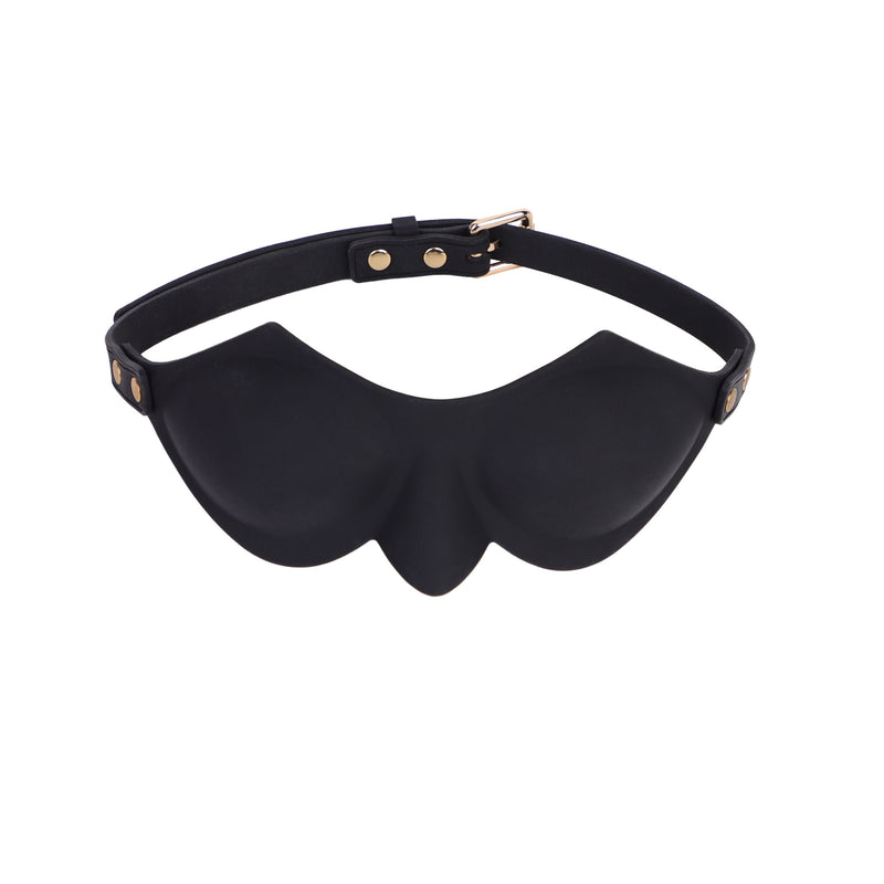 Smart Moves - Maschera per gli occhi sagomata in silicone - Nera - Erotiekvoordeel.nl