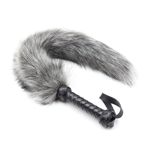 Smart Moves - Vossenstaart Flogger - 62cm - Grijs-Erotiekvoordeel.nl