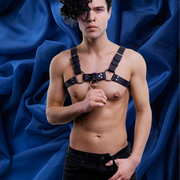 Snapshot - #dungeonboy - Fetish Harness for Men - Size S/L - Adjustable-Erotiekvoordeel.nl