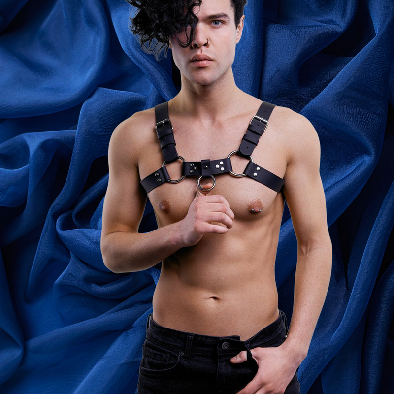 Snapshot - #dungeonboy - Fetish Harness for Men - Size S/L - Adjustable-Erotiekvoordeel.nl