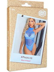 Snapshot - #paradise - Body en résille - Taille unique - Turquoise-Erotiekvoordeel.nl