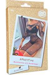 Snapshot - #partytime - Vestidito con pedrería - Talla única - Negro-Erotiekvoordeel.nl