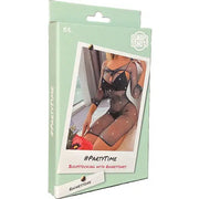 Snapshot - #partytime - Mini Jurkje met Strass Steentjes - One Size - Zwart-Erotiekvoordeel.nl