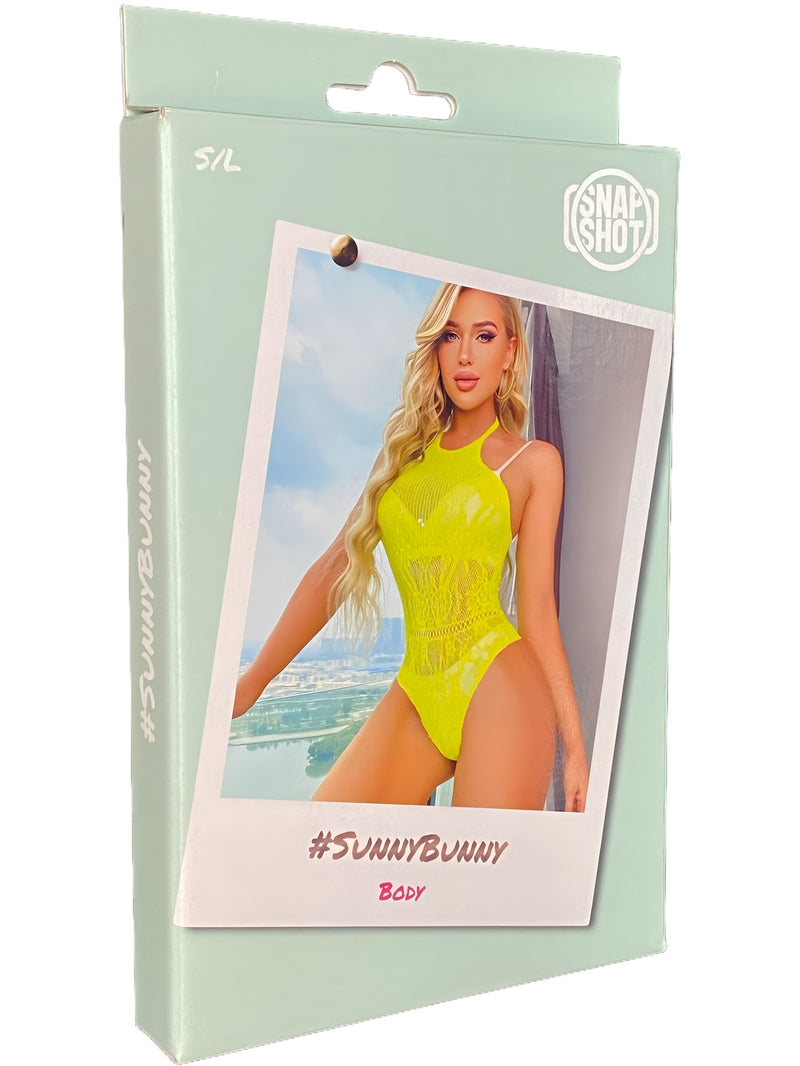 Snapshot - #sunnybunny - Erotic Bodysuit - One Size - Yellow-Erotiekvoordeel.nl