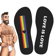 SneakXX - Sneaker-Socken LOVE IS LOVE - Schwarz - Erotiekvoordeel.nl