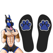 SneakXX - Calcetines deportivos PUPPY Capucha BDSM - Negro/Azul/Blanco-Erotiekvoordeel.nl